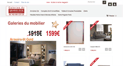 Desktop Screenshot of galeries-du-mobilier.fr